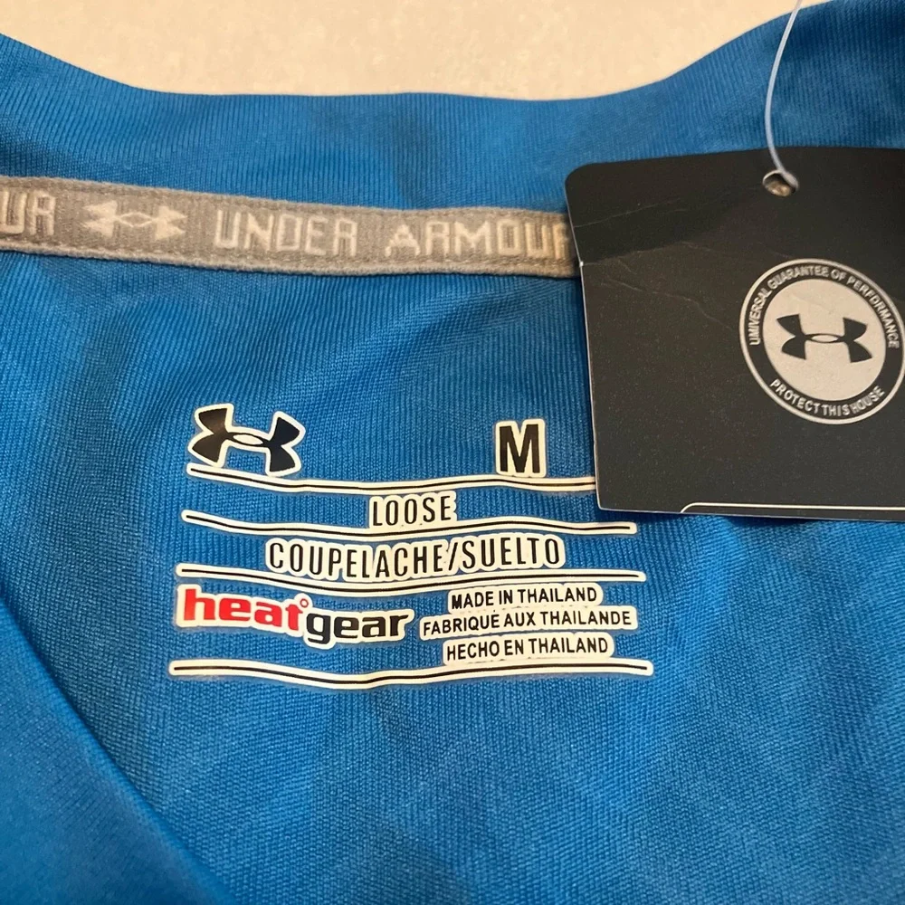 NWT Under Armour Vibrant Blue Performance Top - Picture 4 of 4